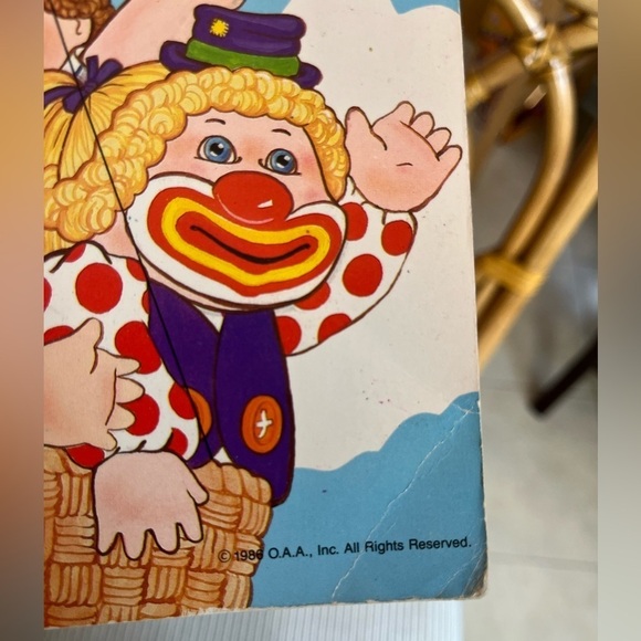 Retro Cabbage Patch Kids Coloring Book Circa 1986 - Picture 3 of 10